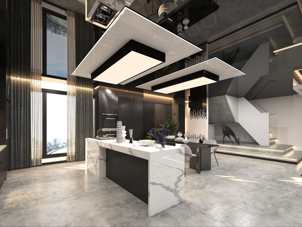 سقف کشسان آشپزخانه