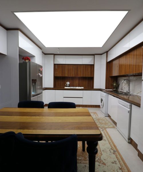 سقف ترنسپرنت اشپزخانه