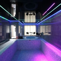 سقف و لاین نوری استخر