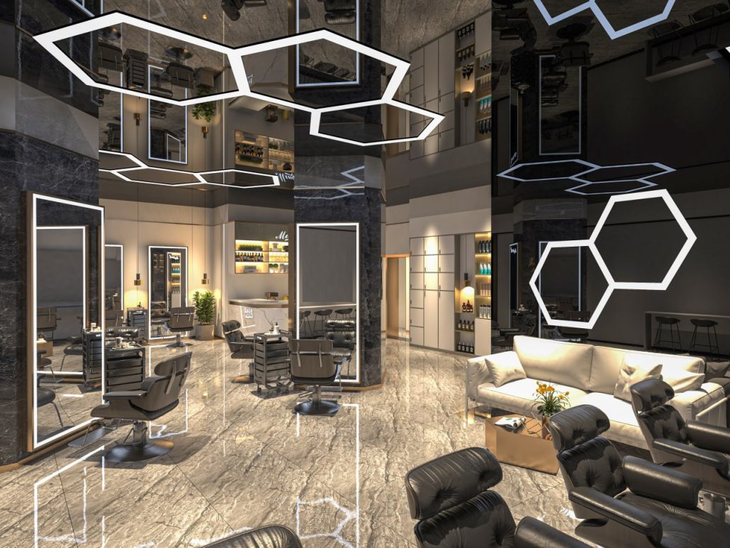 طراحی دکوراسیون آرایشگاه