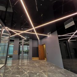 لاین نوری و سقف کشسان مشکی