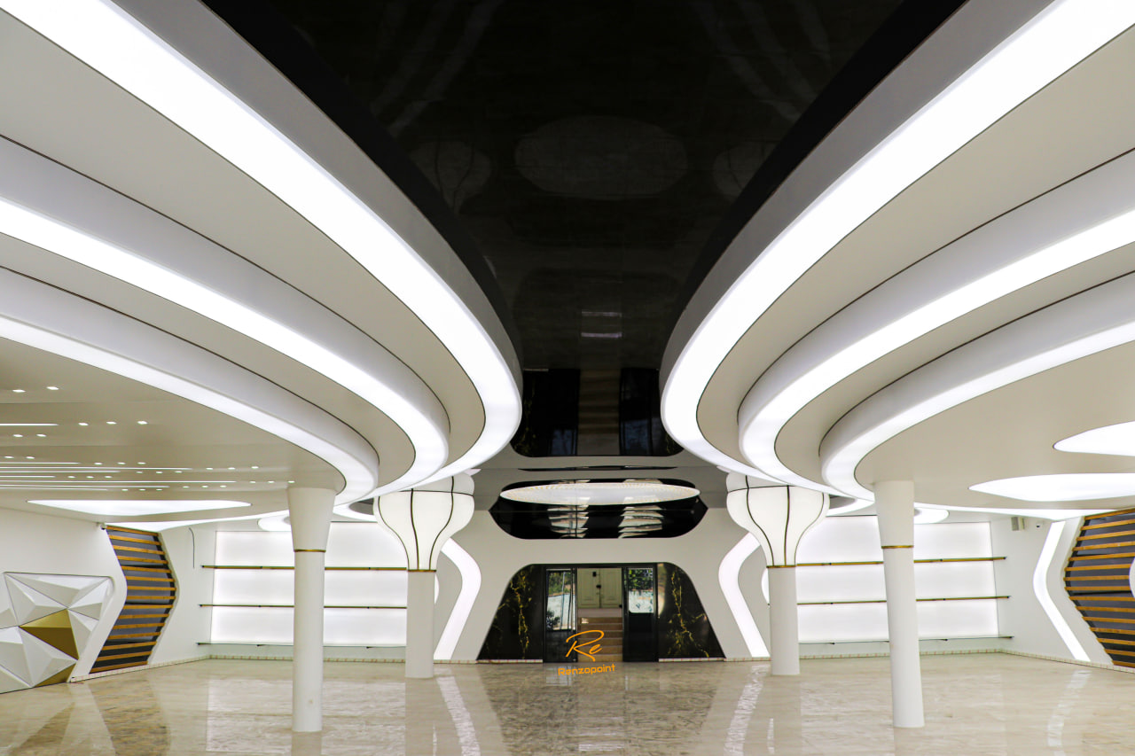 سقف کشسان و لاین نوری