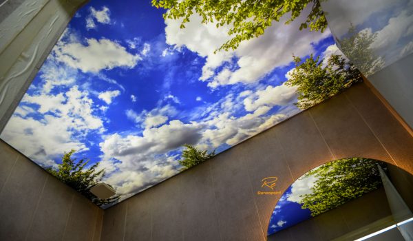 سقف طرح آسمان مجازی