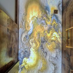 سقف چاپی دستشویی