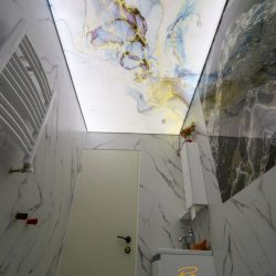 سقف کشسان در سرویس بهداشتی