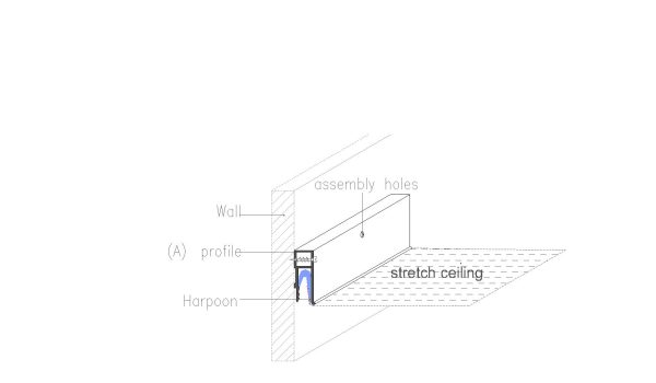 معرفی پروفیل آلومینیوم سقف کشسان